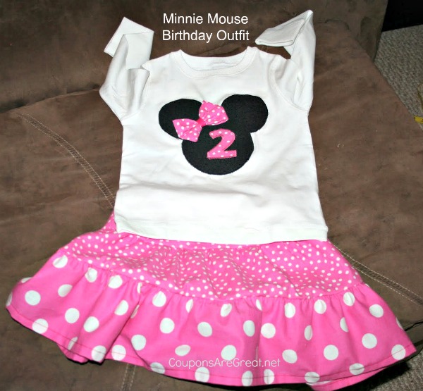 minnie mouse birthday outfit