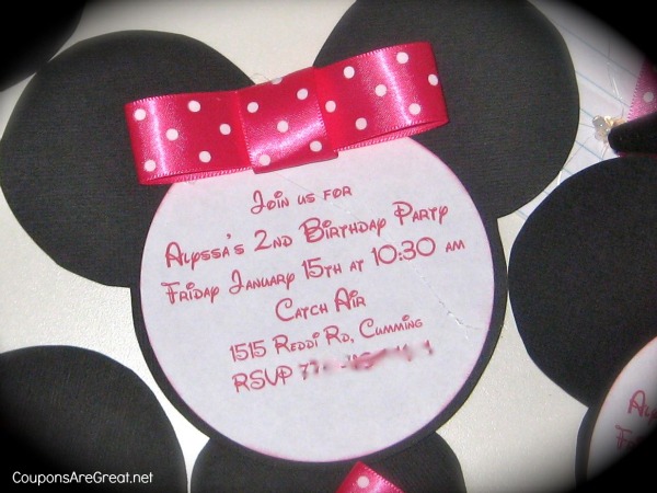 planning a minnie mouse birthday party