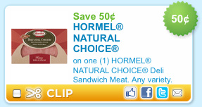 Hormel Natural Choice Printable Coupon