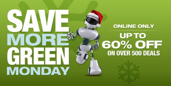 Save more green monday 1
