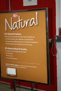 bjs natural sign bjs carries natural products