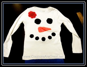 snowman shirt