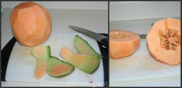 How to cut a cantaloupe