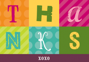 thank you card