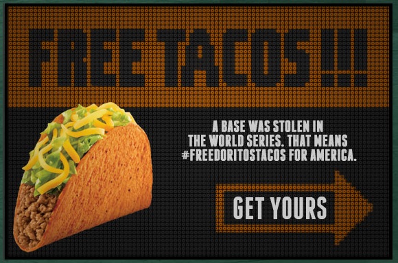 free doritos tacos taco bell