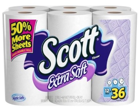 Toilet Paper Deal: Scott Toilet Paper Only 46¢ Per Mega Roll