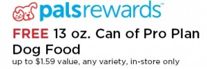 free pro plan dog food petco