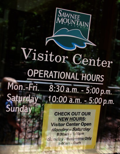 sawnee mountain preserve hours