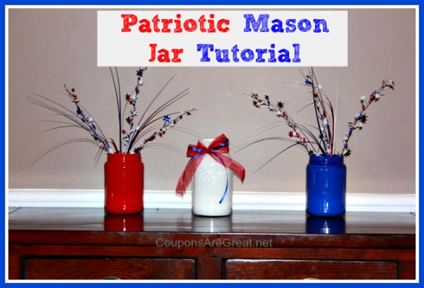 patriotic mason jar tutorial