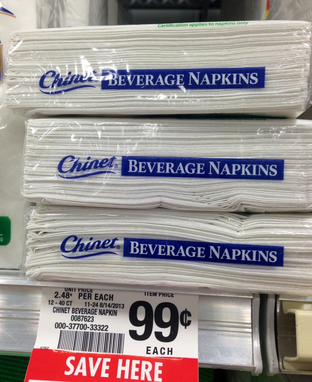 Publix Shoppers: Get Free Chinet Napkins