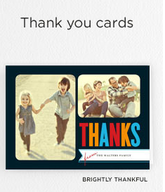 shutterfly thank you cards