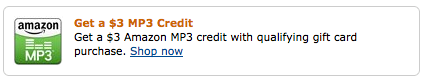 free amazon mp3 credit