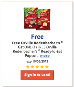 orville redenbacher coupons 2013