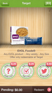 target evol ibotta offer