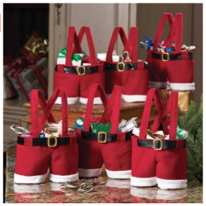 santa pants gift holder