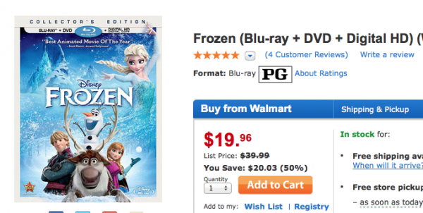 frozen walmart