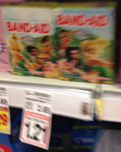 tinker bell band aids