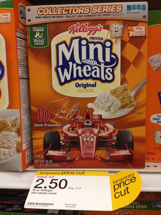 Frosted Mini Wheats Coupon and Deal: Only 25¢ per Box at Target