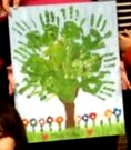 handprint tree teacher gift idea