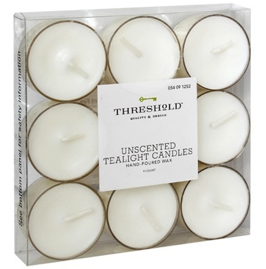 threshold tealight candles