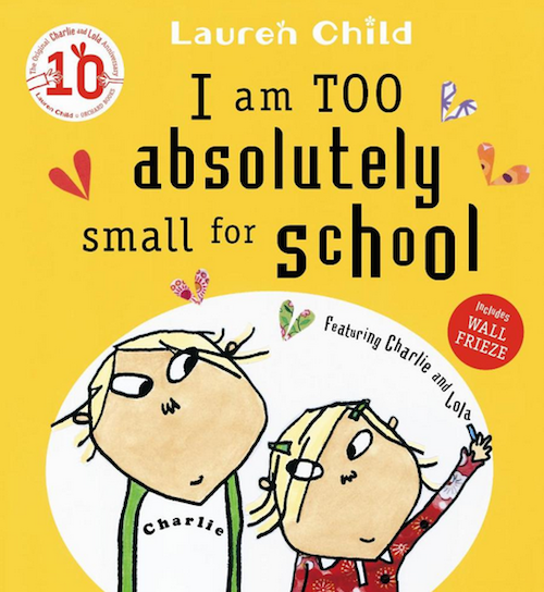 i am absolutely too small for school book