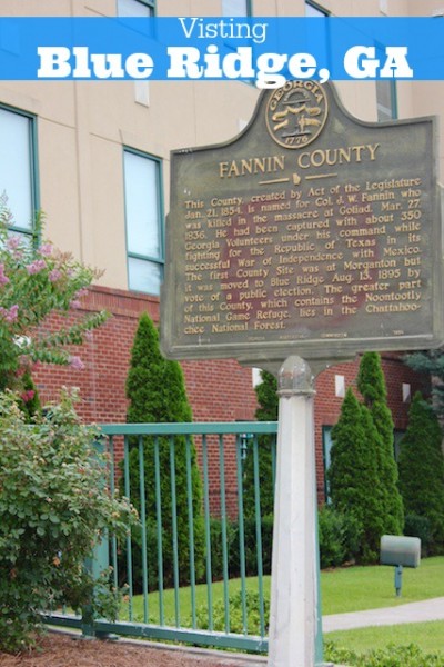 visiting blue ridge ga
