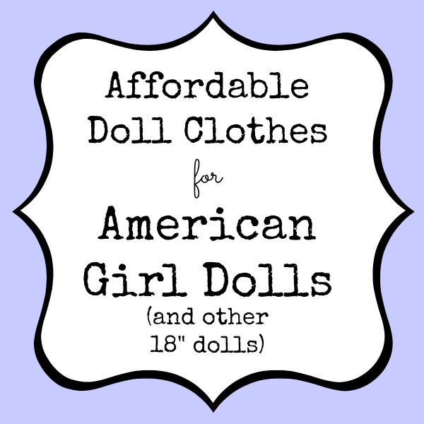 affordable doll clothes