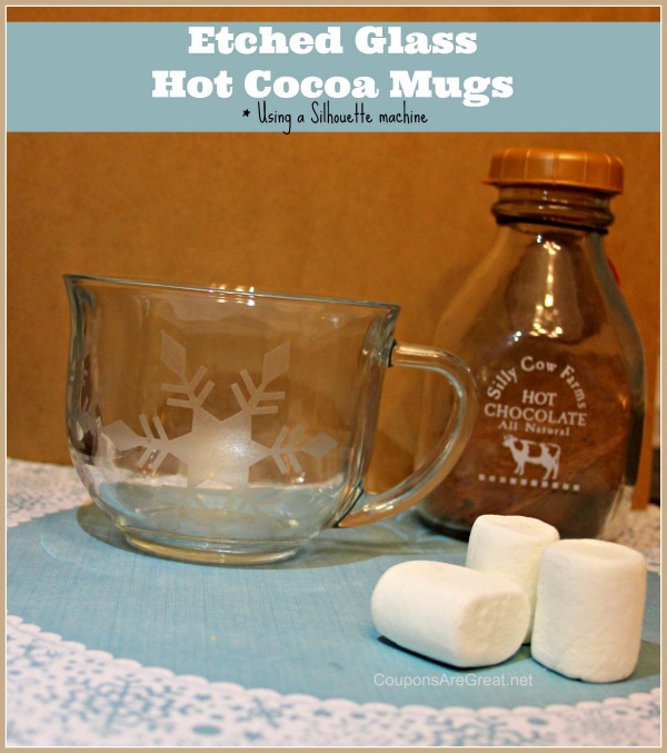 glass etched hot cocoa mugs