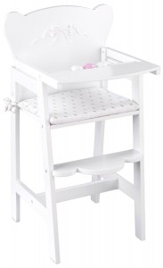 kidcraft doll high chair