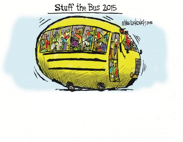 Stuff the Bus 2015 Luckovich