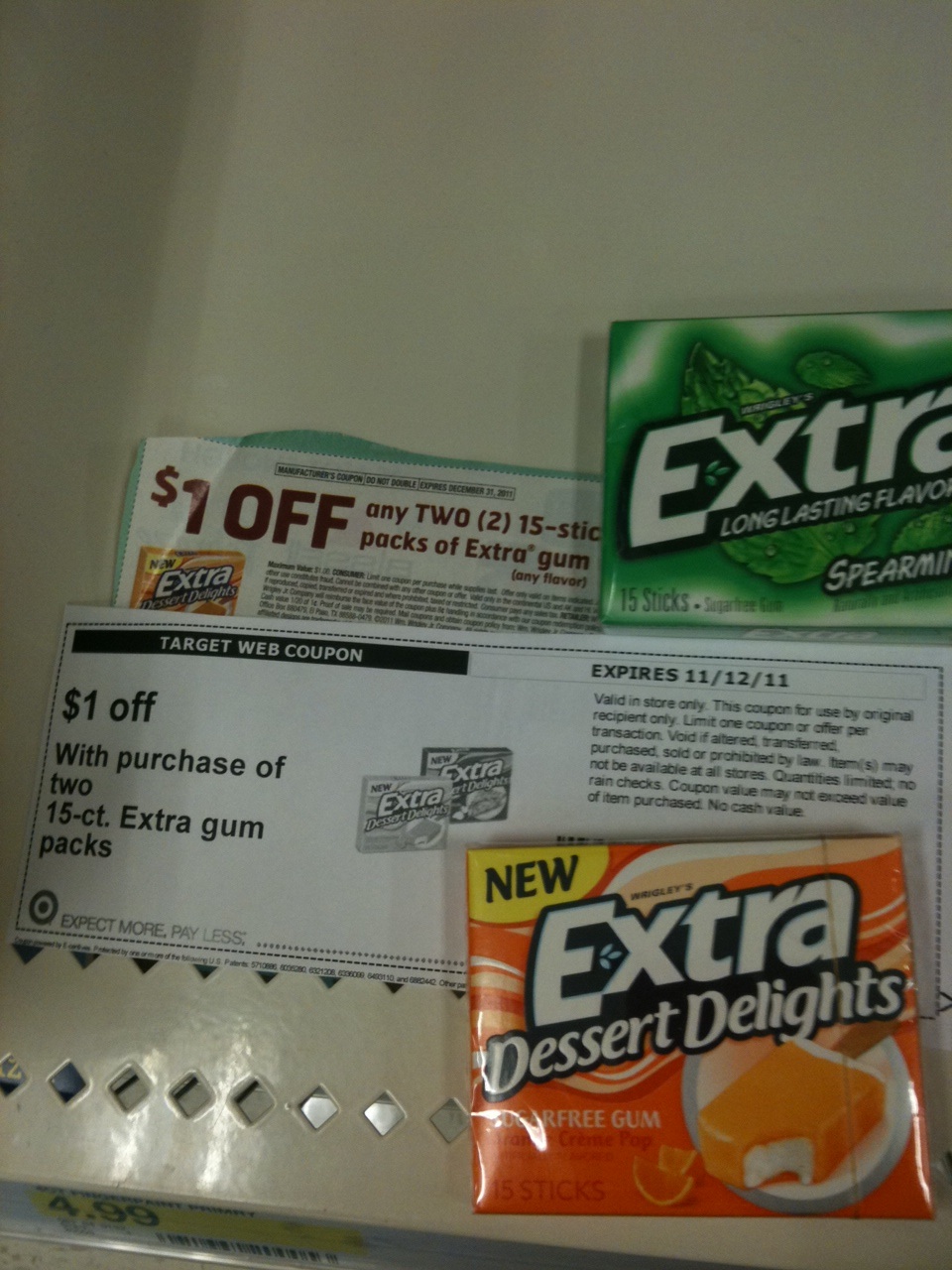 Free Extra Gum at Target!