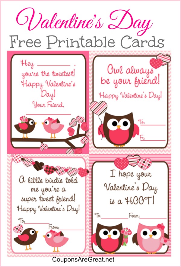 Free Printable Valentines For Students Printable Templates